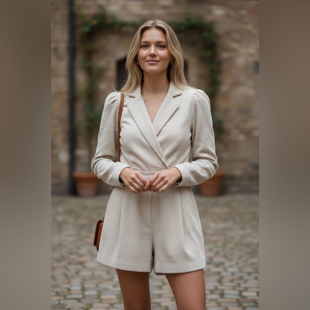 Elegant Cream Jumpsuit